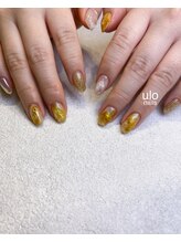 ウロネイルズ(ulo nails)/キラキラ奥行きニュアンスネイル