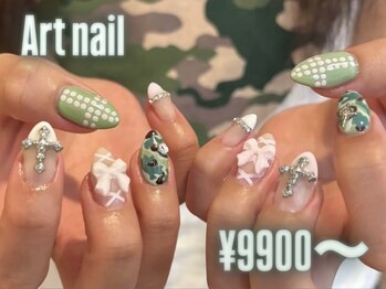 ゆびノさき オモテサンドウ(ゆびノさき+omotesando)の写真/《パラジェル認定サロン》Artやり放題 60分¥6950～◆圧倒的な再現力と可愛さ！痛ネイル/キャラ/３DArtもOK!
