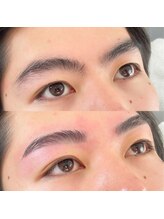 アンドスリー 原宿 表参道店(And Three)/太さと形を生かした自然眉