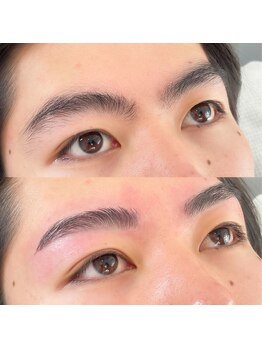 アンドスリー 原宿 表参道店(And Three)/太さと形を生かした自然眉