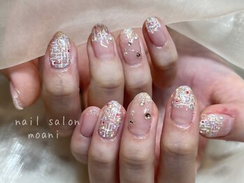 ツイードチェックネイル