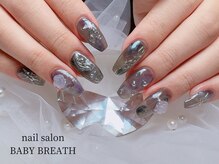 ベイビーブレス(BABY BREATH)/持ち込み☆ニュアンスネイル