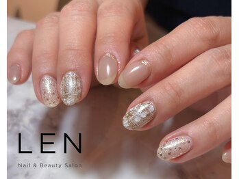 レン(LEN.)/質感ツイードネイル