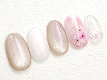 ワンラブネイルズ 池袋店(One Love Nails)/【定額】5490円★　フラワー