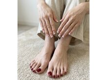 ネイルソファ 木津(nail sofa)の雰囲気（自分へのご褒美に！フットとハンドのトータルコーデ♪）