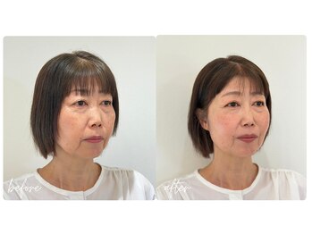 スタイルキューピット(style cupit)/メイクビフォアフター＊50代