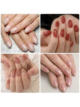 モーダアッカ(moda acca)の写真/【四条烏丸】働く女性や大人女性に人気♪オフィスに映える上品シンプルネイルで美しい手元へ☆