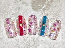 ネイルサロン ウノ 湘南平塚(UNO)/キラキラ☆ネオン