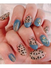 ヘアーサロンブラン(Hair Salon Blanc)/ヒョウ柄ネイル★