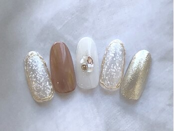 アウラ ネイルサロンアンドスクール(aula)/フリーデザイン¥9,900