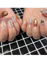 プリュネ(Prune)/キラキラ/天然石/インク