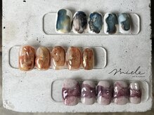 ミエレ(miele)/定額もやもやインクアートネイル