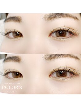 カラーズ ネイル アンド アイ(COLOR'S NAIL&EYE)/フラットマットラッシュ80本