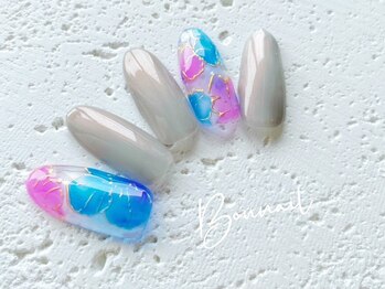 ボネール(nail ＆ eyelash Bounail)/ハンド定額コース フラワー