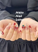 ネコ(Neko)/フレンチ　ツイード　クリスマス