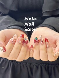 フレンチ　ツイード　クリスマス