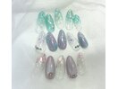 ツヤ水光ネイル★A オフ無￥8380