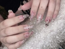 レアネイル 新宿(le'a nail)/ピンクチェリーデザイン