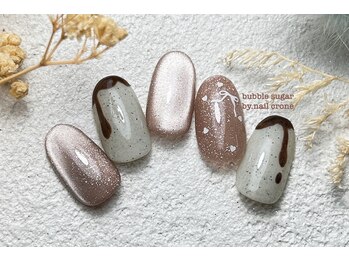 チョコハートネイル