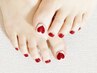 フット★ペディキュア１色＋親指ストーン＋甘皮ケア付￥9990→￥5990