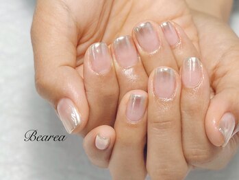 リル(relle)/グラデーション+ミラーネイル