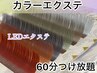 初回【カラーエクステ★60分つけ放題】LED無料☆くすみカラーが人気♪