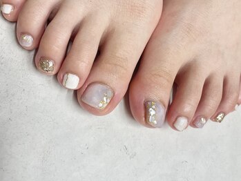 マニ ネイル ケア 京都店(mani nail CARE)/ふんわりニュアンスアート