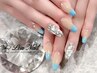 【Handロングネイル】フレンチネイル・2色まで使用◎ラメライン無料！90分枠