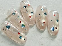チェリーズネイル(Cherrys Nail)/マグネットネイル ハートネイル