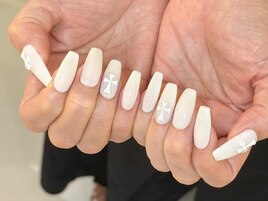 シアーホワイト×クロムパーツ