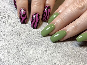 ブラックボックス(Black Box.)/【MAYU】スカルプアートネイル