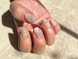 パステルキラキラニュアンス