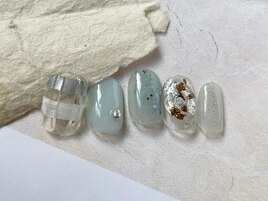 シルバーブルーニュアンス¥8200