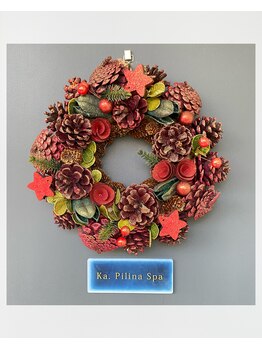 カピリナスパ(Ka.Pilina Spa)/部屋入口ドア リース