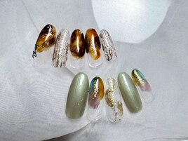 定額トレンドニュアンスネイル