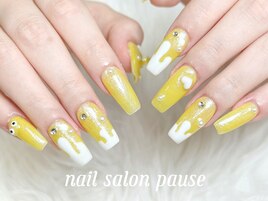 長さ出し ☆ チョコネイル