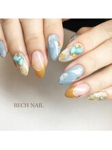 レッシュネイル サロンアンドスクール(RECH NAIL salon&school)/マーブルデザイン