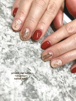 プライベート ネイルサロン マーマ(murmur)/クリスマスネイル