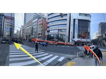 ほぐらく猫/道案内１　徒歩4分