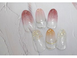 クリア根元フレンチ