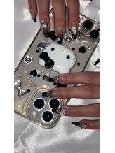 Mネイルアンドカフェ シェレステ/my nails キティちゃん!!