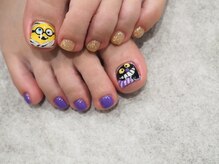 縁/ミニオンネイル