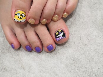 縁/ミニオンネイル