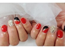 はあとねいる 福岡西新店/バイカラーネイルN-79