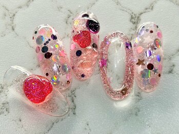 チェリーズネイル(Cherrys Nail)の写真/夏の指先を華やかに彩る付け放題！ぷっくり可愛いネイルで心も弾む毎日を★