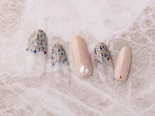 リーナ(LiNA Beauty Garden)/冬のツイードネイル