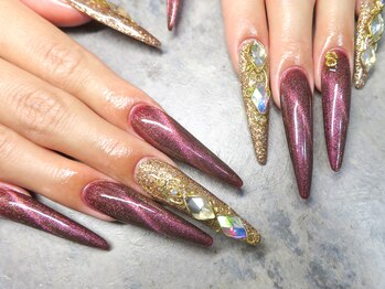 エムネイル(M-Nail)/★ボルドー上品マグネット★