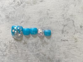 【Foot】定額クリアブルー