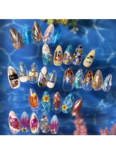 ネイルサロン プリティア(Pritia)/７月テーマ【マリンビーチ】