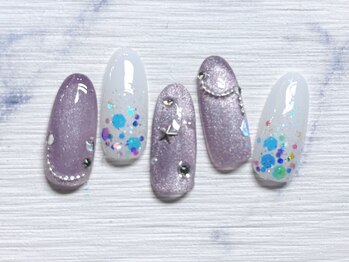ネイルサロン インプレス(Impress)/ラベンダーネイル